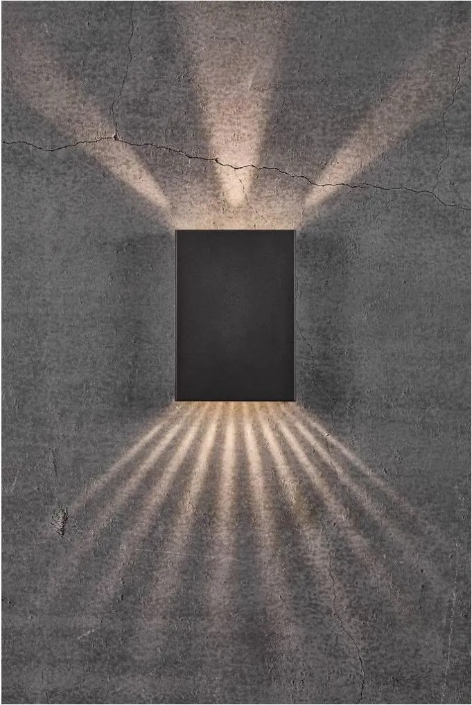 NORDLUX 2019051003 FOLD Modern Kültéri Fali Lámpa Fekete LED IP54