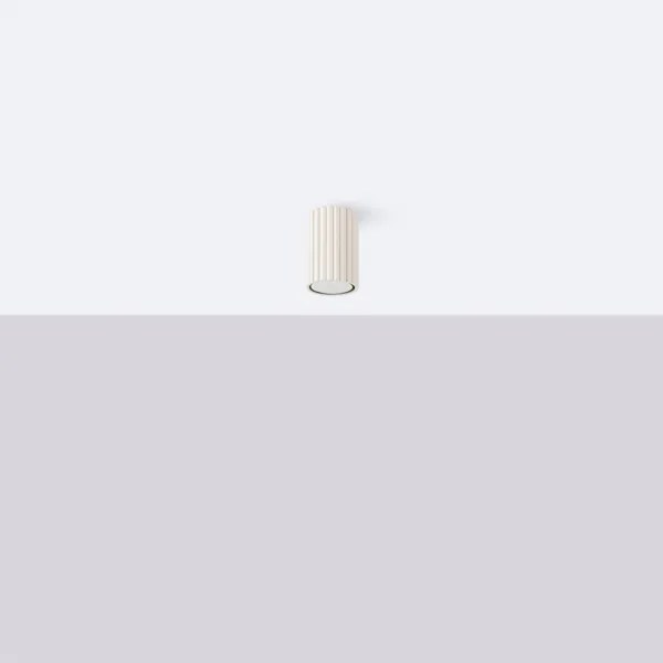 Sollux SL.1587 - Spotlámpa KARBON 1xGU10/10W/230V 10 cm krémes