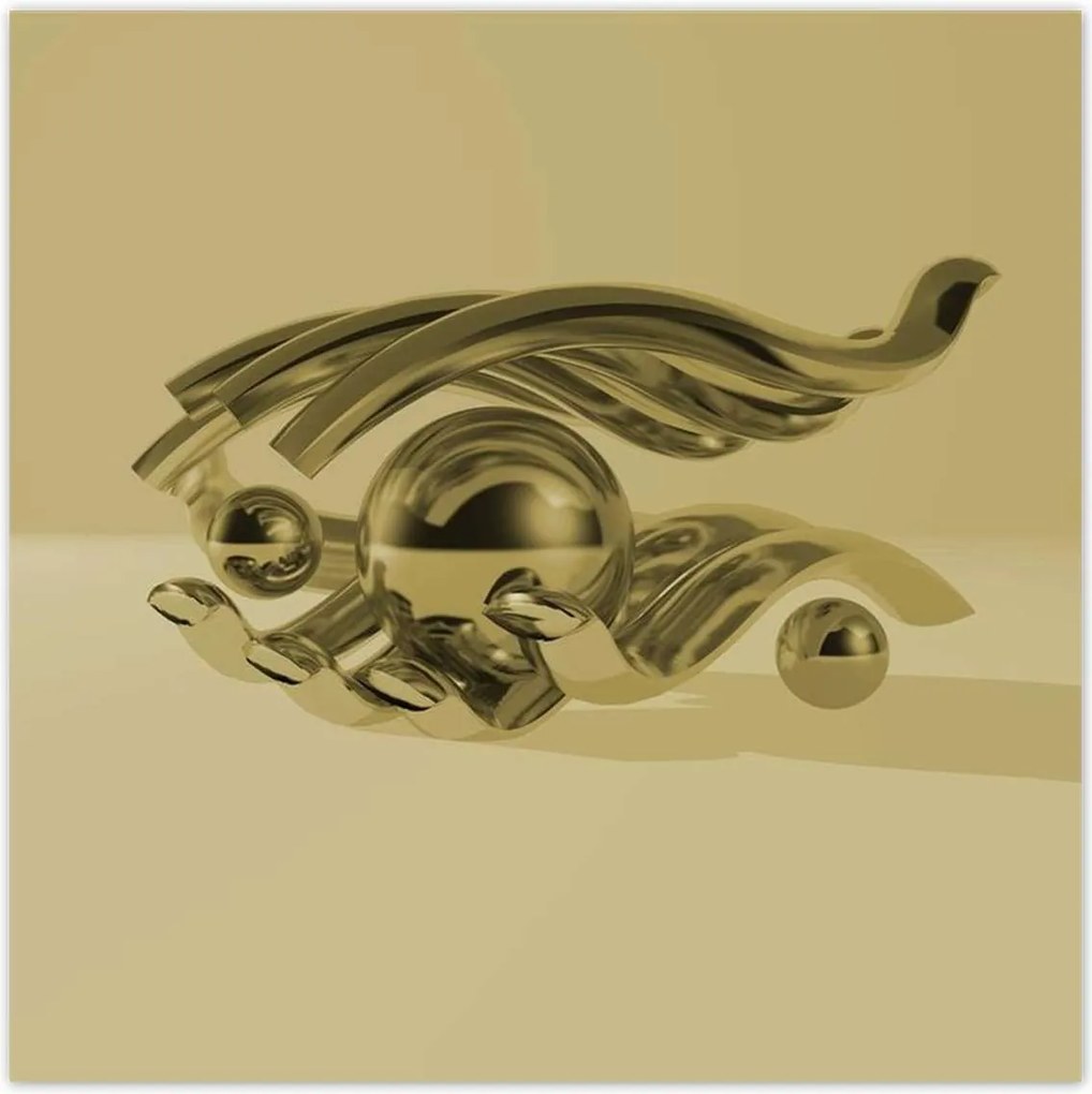 Poszterek 140x140 Szépia gömbök