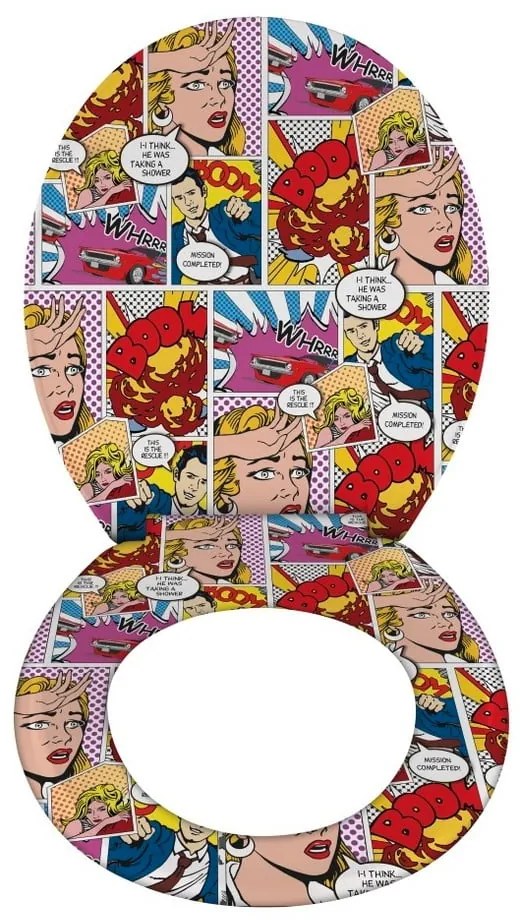 Pop Art WC-ülőke, 45 x 37,5 cm - Wenko