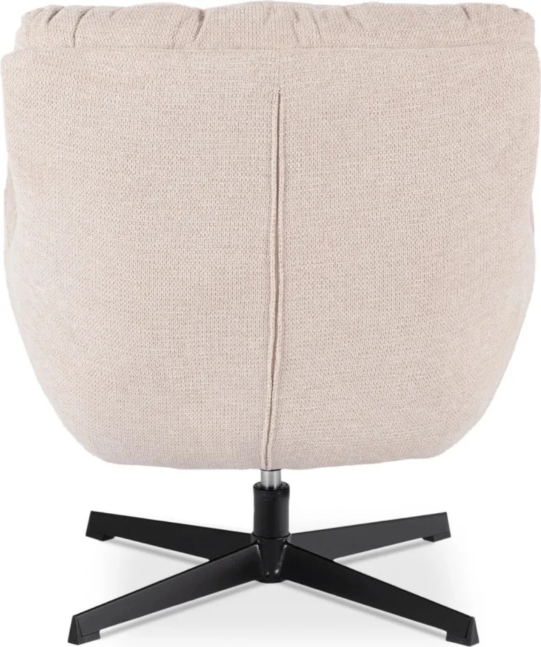 Forgó pihenőfotel krém, REAL