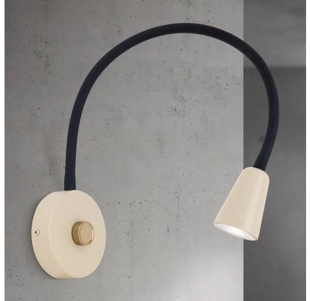 Orion - dimmelhető flexibilis fali lámpa DOTTY 1xGU10/10W/230V bézs/fekete