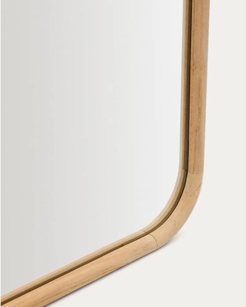 Fali tükör tömörfa kerettel 54x154 cm Milsa – Kave Home