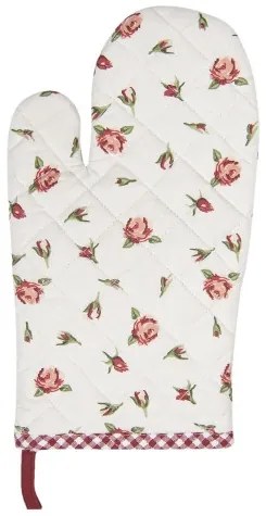 Edényfogó kesztyű 16x30cm, pamut, Romantic Roses