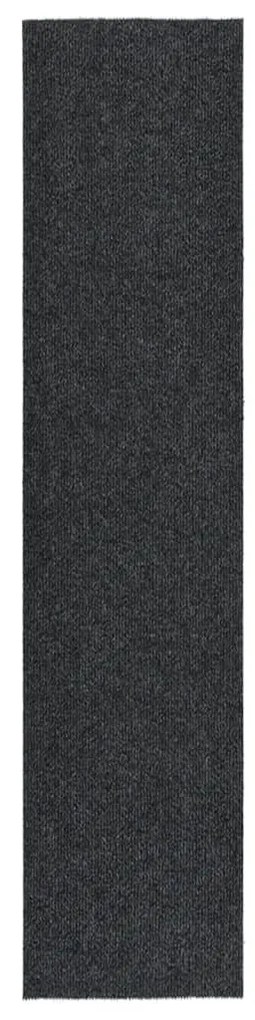 antracitszürke koszfogó futószőnyeg 100 x 450 cm