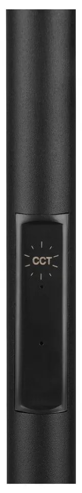 Fekete LED állólámpa (magasság 178 cm) Specter – Reality