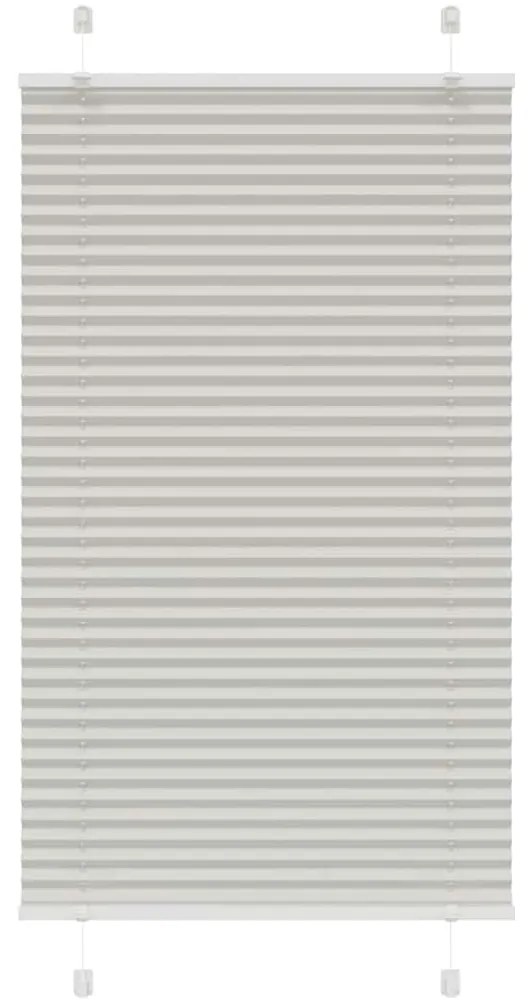 pliszírozott redőny világosszürke 70x100 cm szövetszélesség