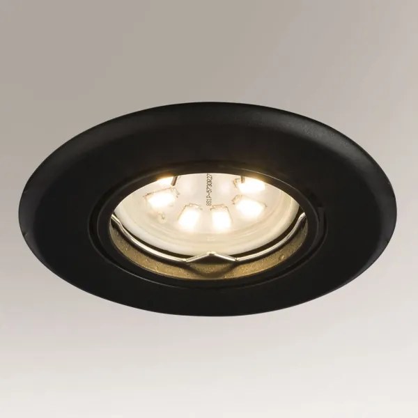 Shilo 3329 - Beépíthető lámpa TOKIO 1xGU10/15W/230V fekete