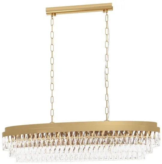 Eglo 39463 - Csillár láncon VALPARAISO 13xE14/40W/230V arany