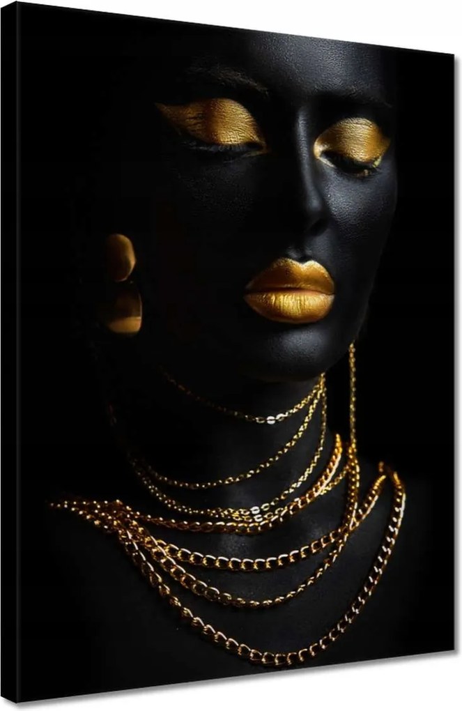 Vászonkép 30x40 Arany szemhéjak alatt