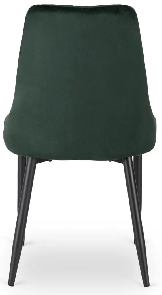 Zöld Bársony Étkezőszék. BARI