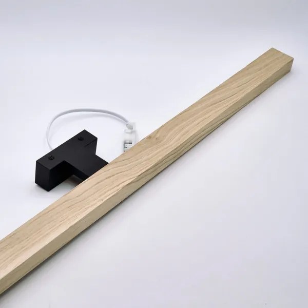 Brilagi-LED fürdőszobai tükörmegvilágítás WOODY MIRROR LED/15W/230V IP44 tölgy/fekete