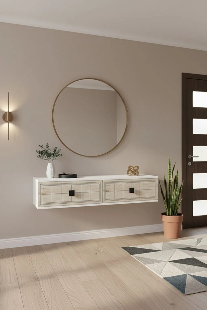 Yuka 120 - White, Travertine