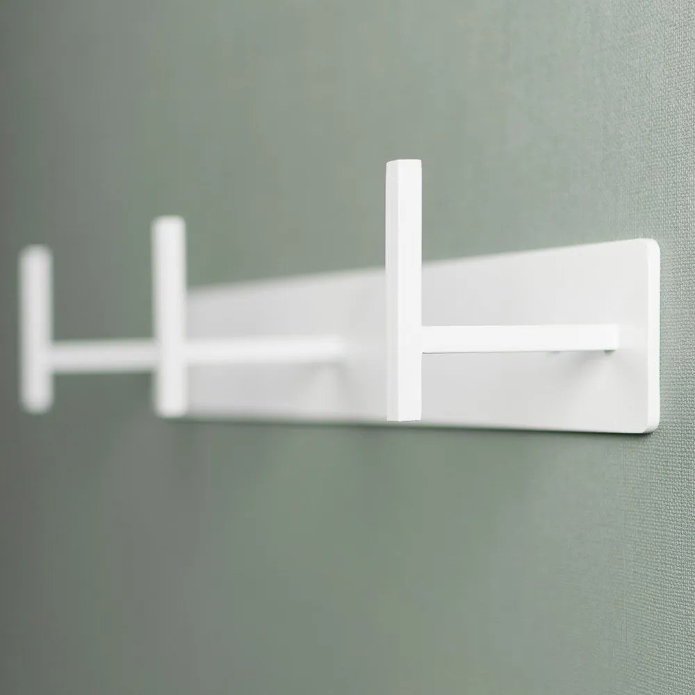 Fehér fém fali fogas Chapman – Spinder Design