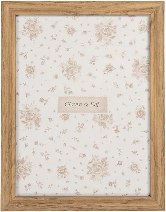 Snibbelhoek S barna fa képkeret 10-es átmérőjű képhez