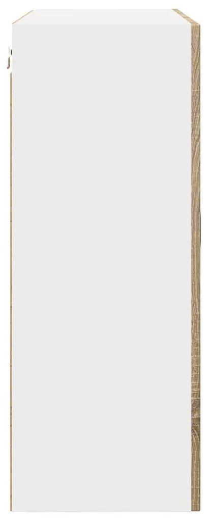 Fali konyhaszekrény Sonoma tölgy 80 x 31 x 80 cm Faanyag