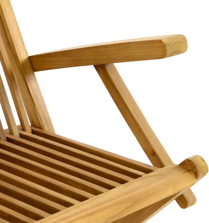 DIVERO® Kerti szék összecsukható 2 db tíkfa