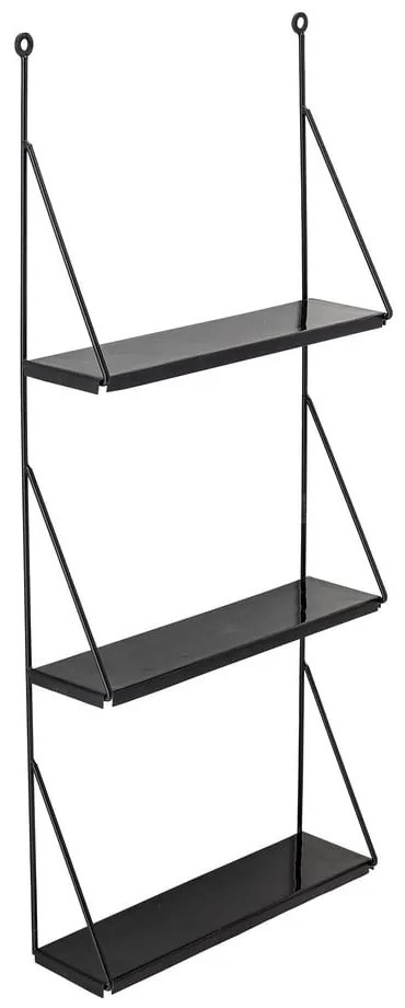 Walter fekete fém fali polc - Bloomingville