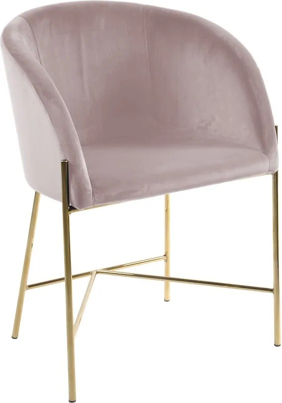 Ízléses fotel Alliser - rózsaszín