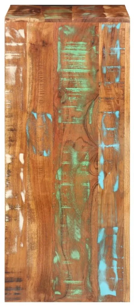 tömör újrahasznosított fa tálalószekrény 55 x 33 x 75 cm