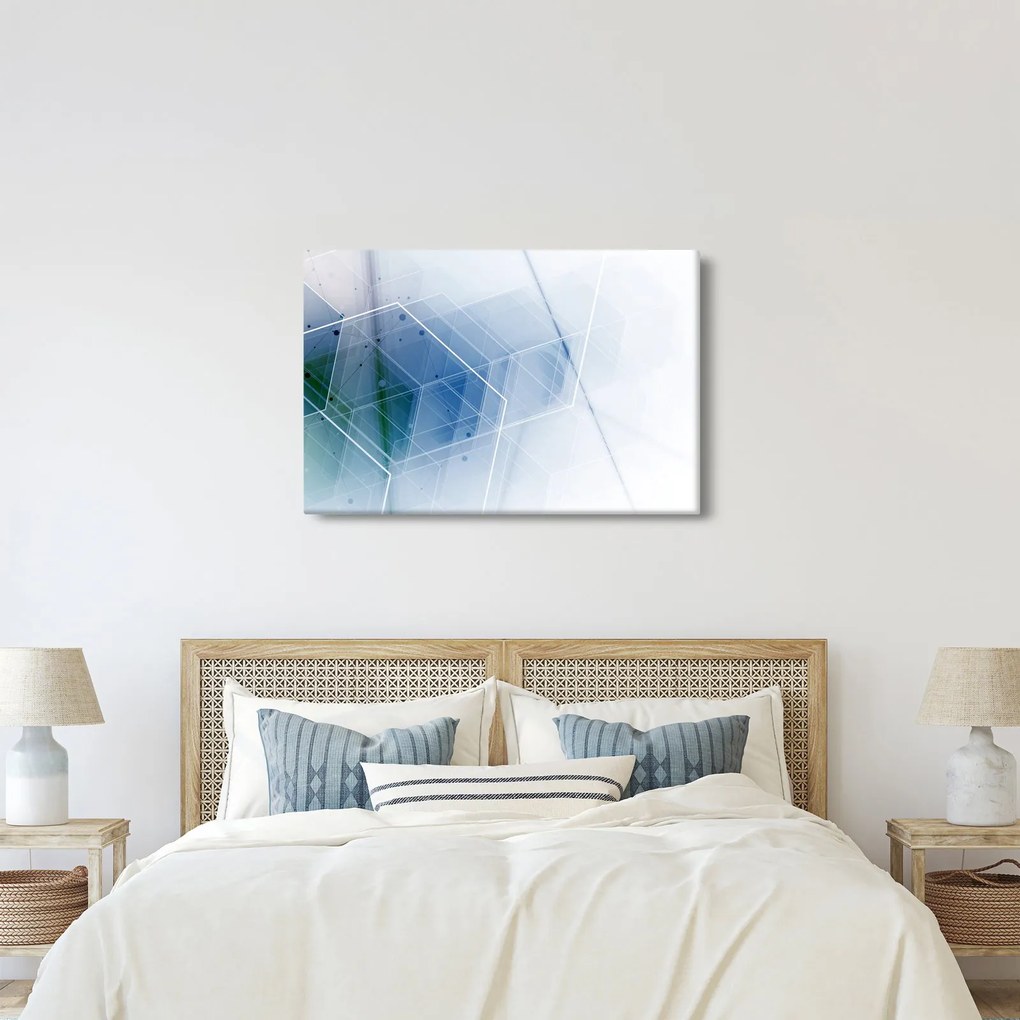 Kép - Geometriai formák (90x60 cm)
