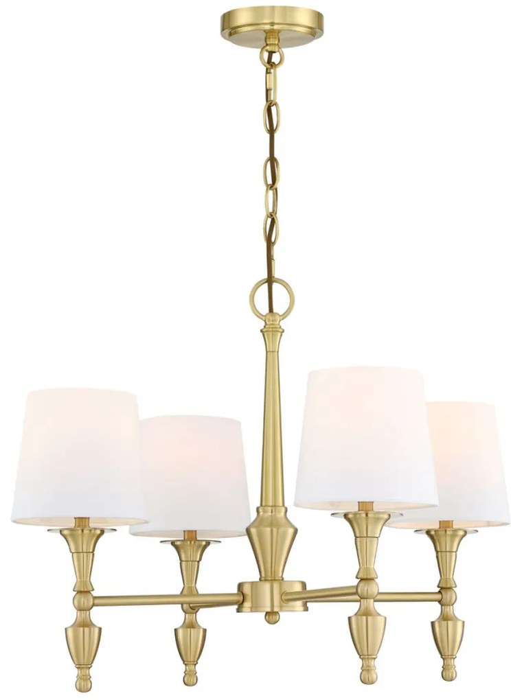 COSMOLIGHT P04159BR-WH AUSTIN Provence Csillár Sárgaréz E27 IP20