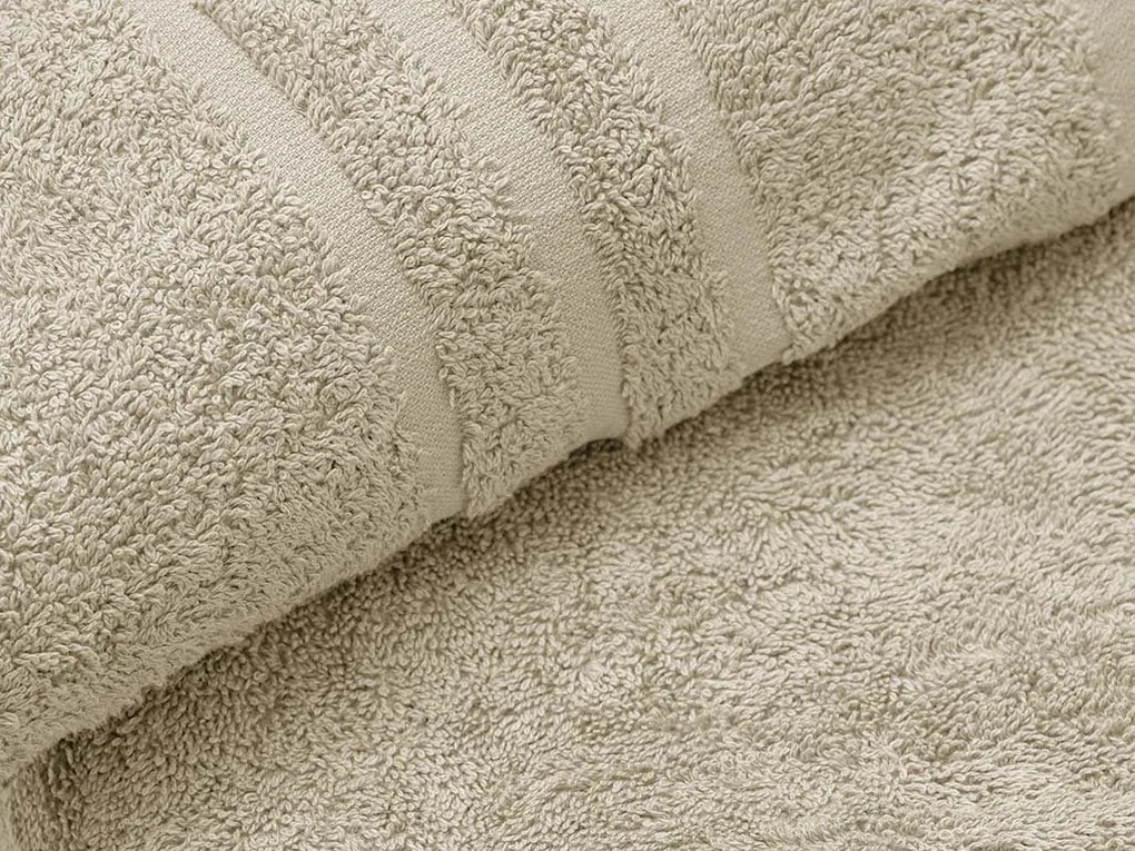 COMFORT krém 2db fürdőlepedő 70x140 cm, 100% pamut