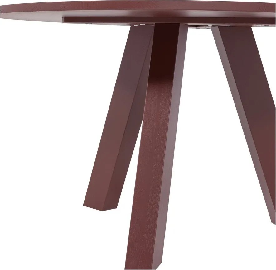 Tölgyfa kerek étkezőasztal ø 129 cm Rhonda – WOOOD