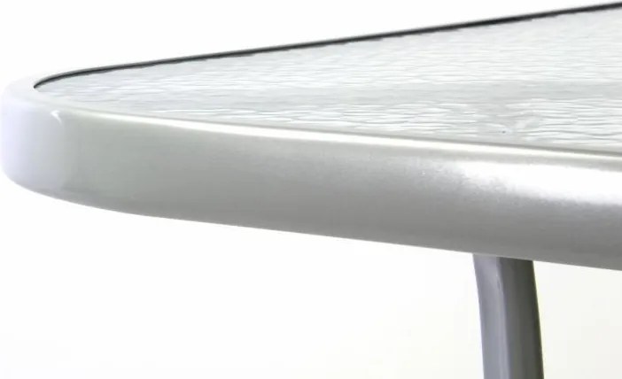 GARTHEN Kerti asztal üveglappal 150 x 97 cm