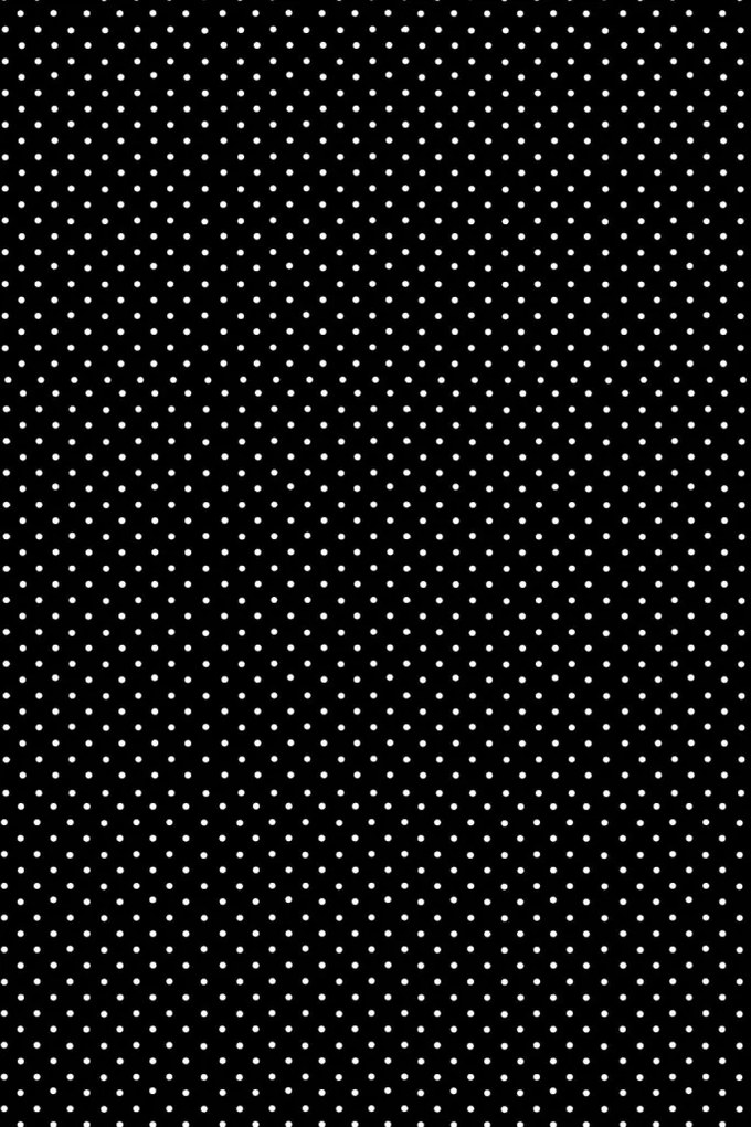 Fekete White Dots papír asztalterítő 120x180 cm
