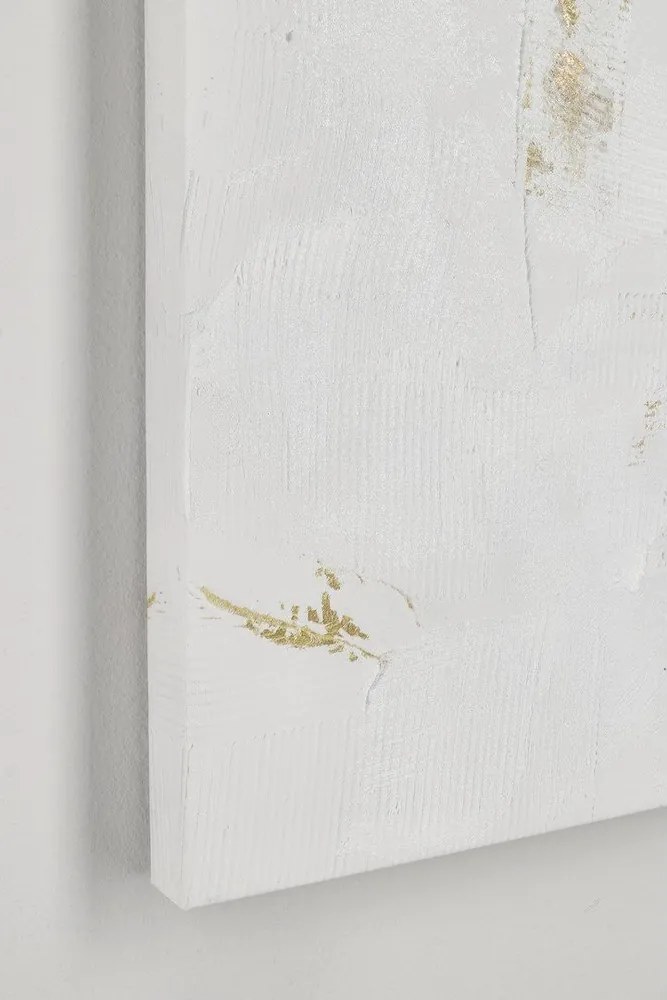 Nyomtatott-kézzel festett részletekkel vászon kép 80x80 cm Crown – Bizzotto