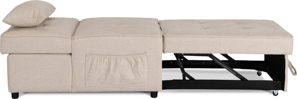 Dönthető, alvófunkciós fotel iberis 80 cm bézs, fotel