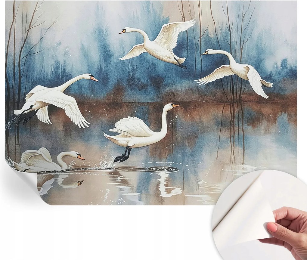 Fotótapéta Fali tapéta Hálószobába és Nappaliba Madarak repülés közben 208x146 cm