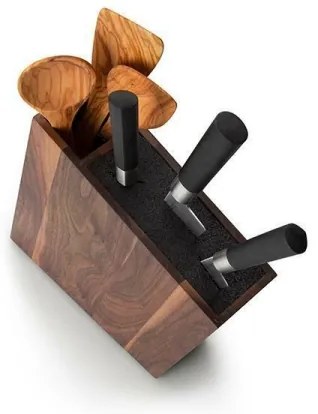 Continenta C4251- Késállvány flexi betéttel és rekesszel 31x8x24,5 cm diófa