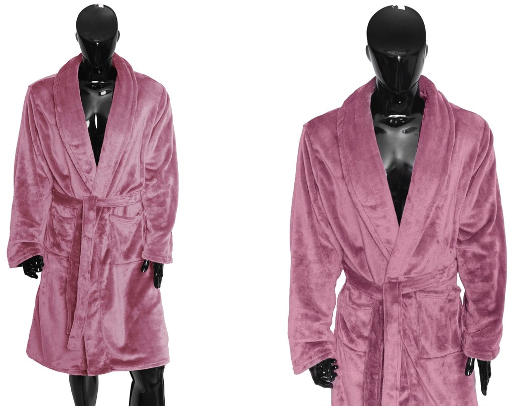 Queen mikroszálas fürdőköpeny rózsaszín TiaHome - S