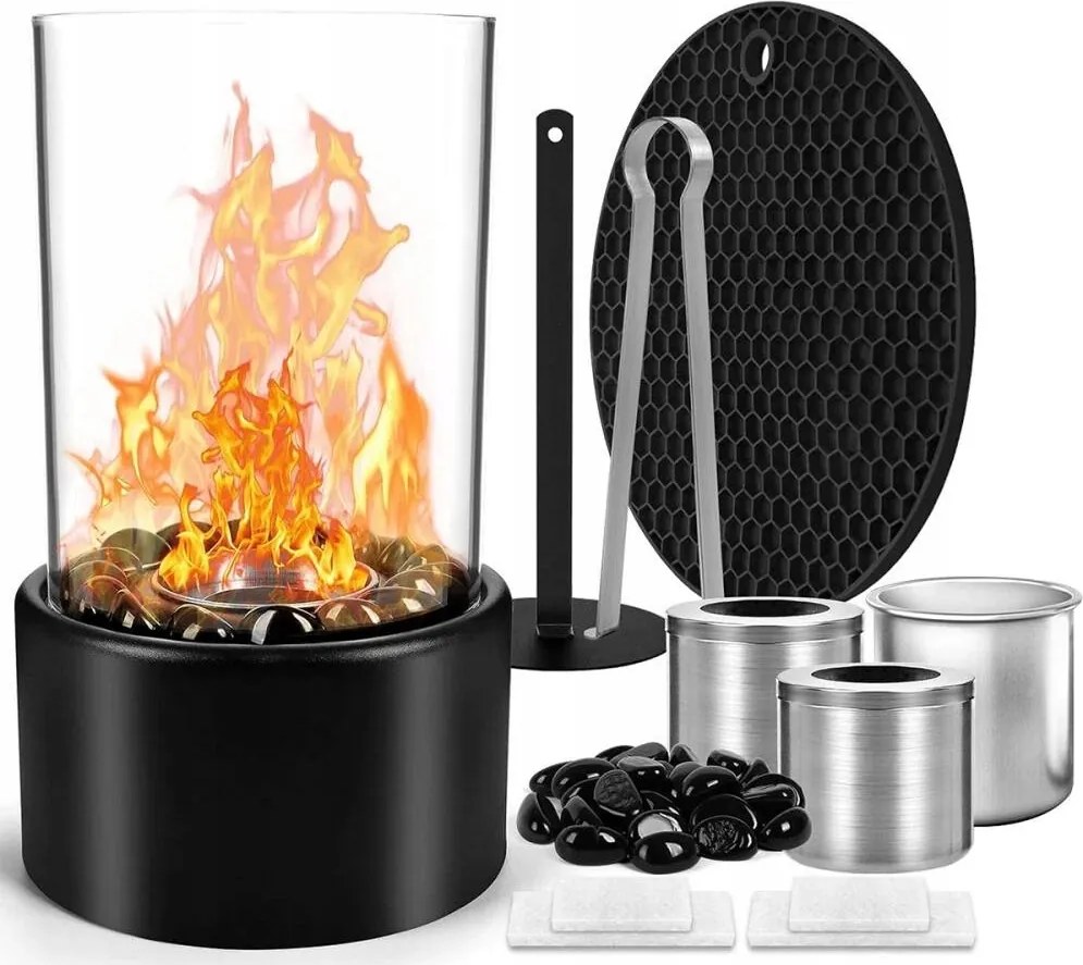 Szabadon Álló Asztali Biokandalló Otthonra Kerti Teraszra Bio Öko Kandalló