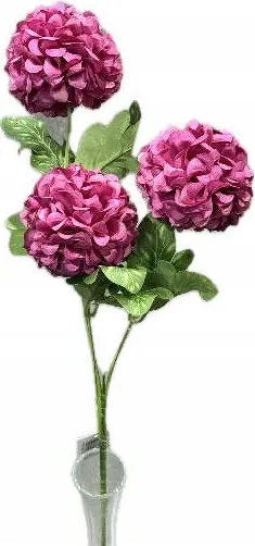 Dália pompon rózsaszín fukszia művirág 1 db