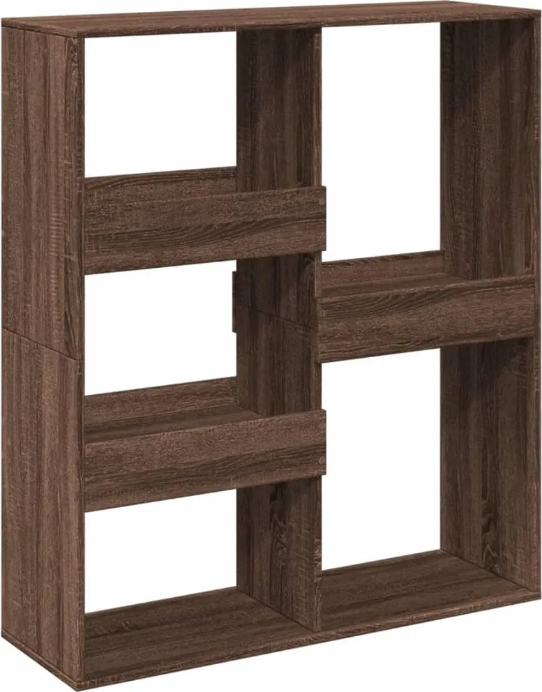 vidaXL barna tölgy színű szerelt fa térelválasztó 100 x 33 x 115 cm