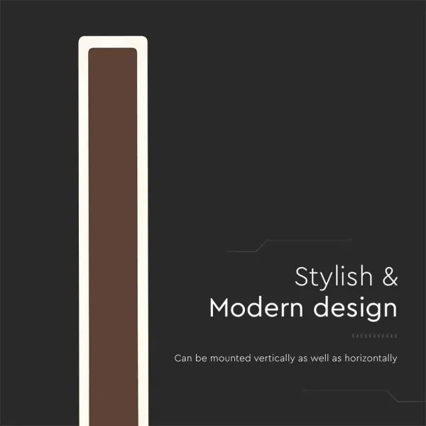 LED Kültéri fali lámpa LED/17W/230V 3000K IP65 barna