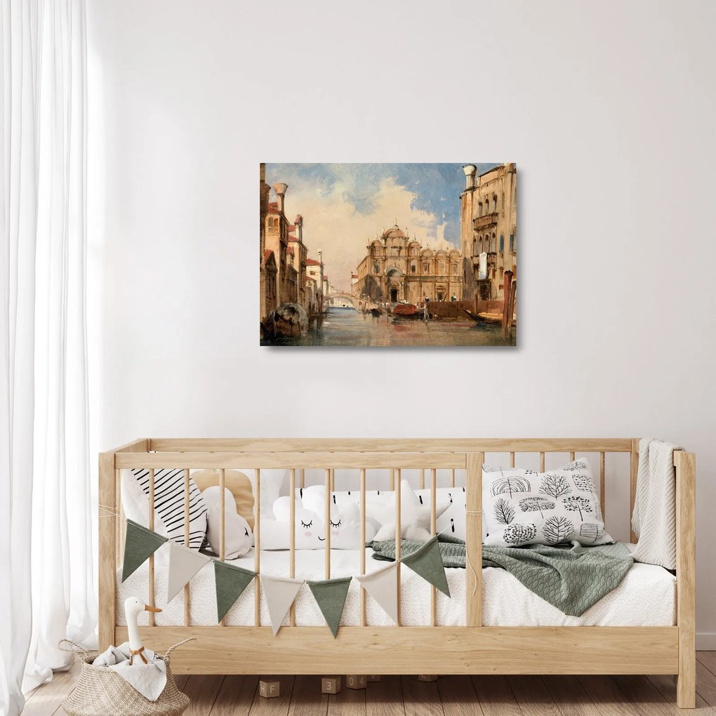 Üveg kép - Jules-Romain Joyant, The Scuola di San Marco, Venice, reprodukciók (70x50 cm)