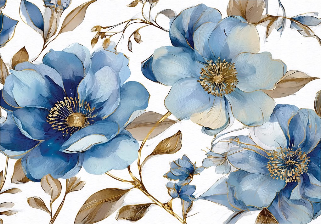 Fotótapéta Virágok Absztrakt Hálószoba Nappali Tapéta Flizelina 300x210