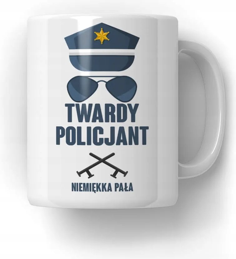 Bögre Kemény Rendőr Ajándék Kolléganőjének Munkatársának