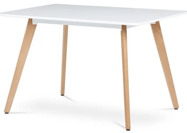 Étkezőasztal 120×80 cm, MDF, Fehér. DT-313 WT