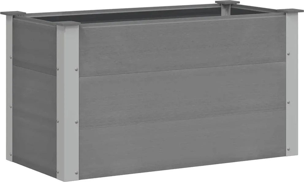 vidaXL szürke WPC kerti magaságyás 100 x 50 x 54 cm