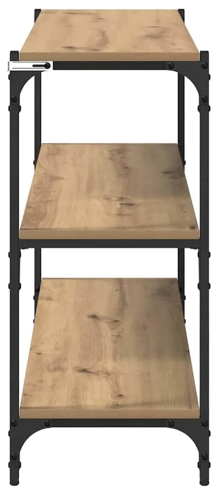 Könyvespolc kézműves tölgy 100 x 33 x 71 cm Faanyag