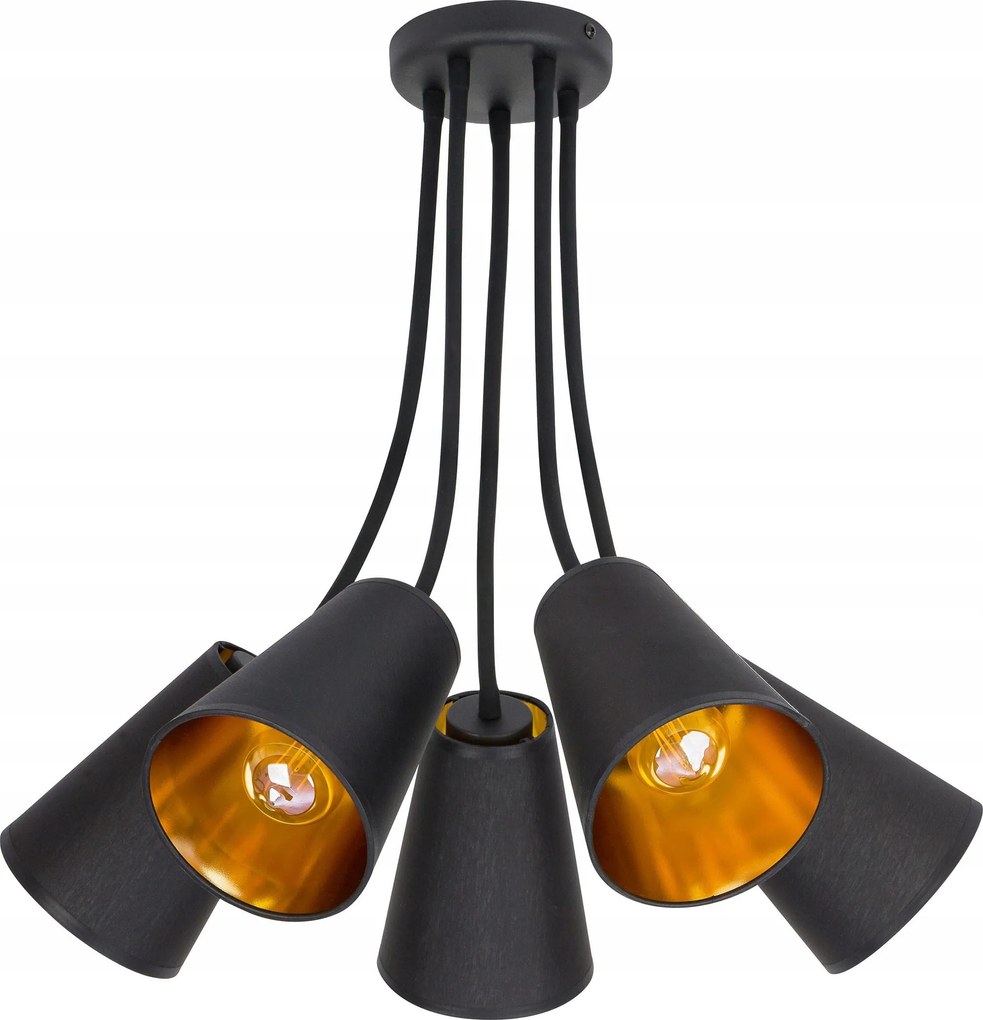 Függőlámpa TK-Lighting 5 -fénypontok E27 lámpa nappaliba, szobába