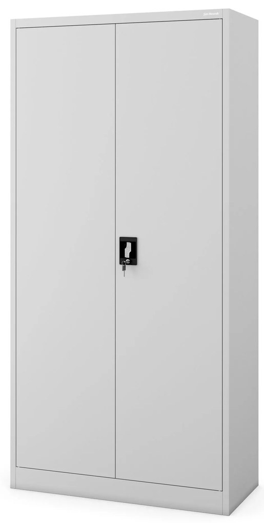 Fém iratszekrény JAN, 900 x 1850 x 400 mm, szürke