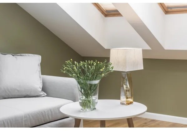 Argon 3840 - Asztali lámpa LILLE 1xE27/15W/230V fehér