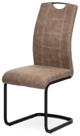 Modern Szánkótalpas Étkezőszék Trüffel Színben Dcl-413