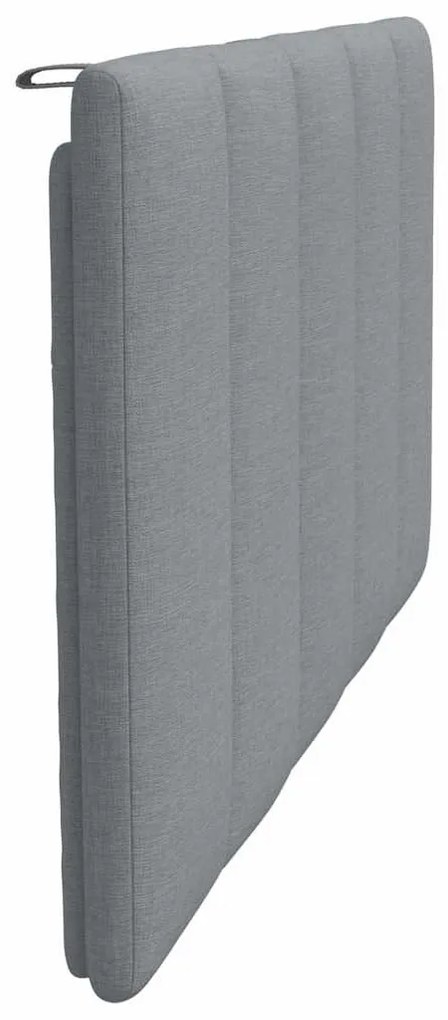 világosszürke szövet fejtámla párna 100 cm